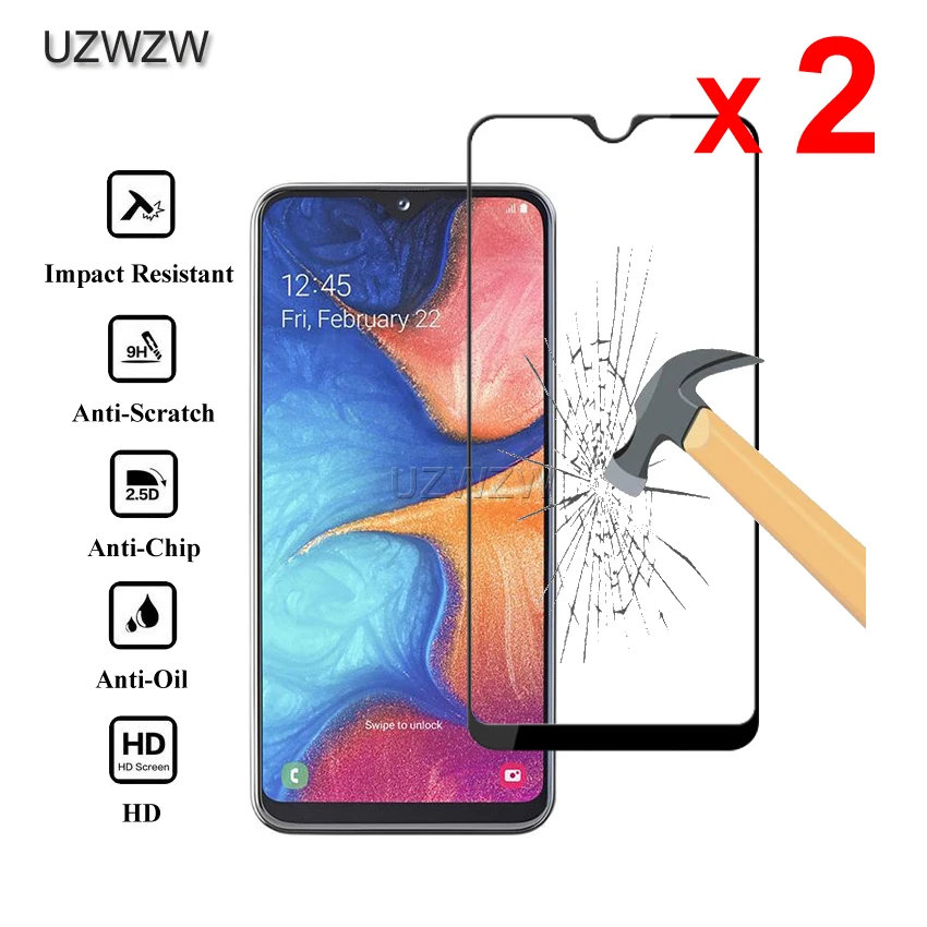 2 шт Стекло для samsung Galaxy A20e полное покрытие 0,26 мм экран защитное закаленное стекло для samsung Galaxy A20e стекло