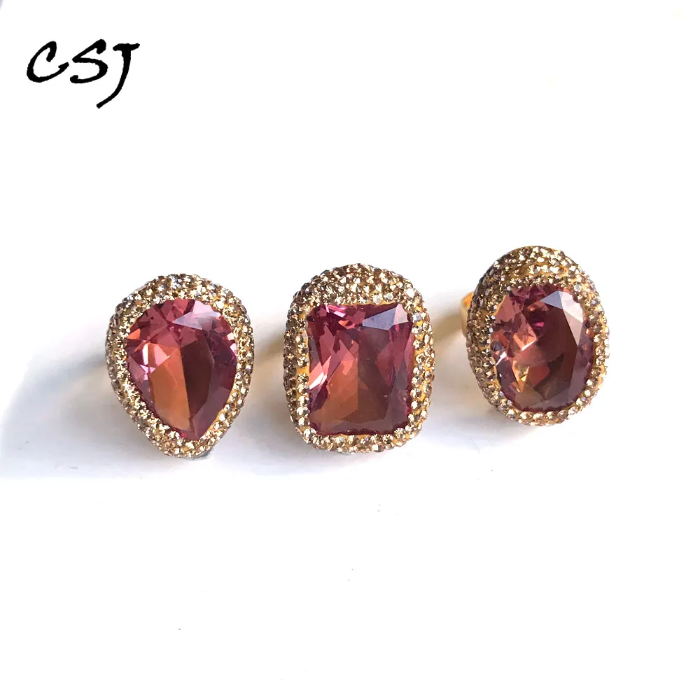 Csj Big Stone 15*20Mm Anello In Zultanite Creato Regalo Di Nozze Per Donna