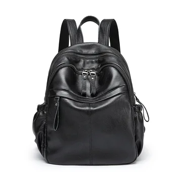 

New fashion lady Backpack Women Pu Leather Female Backpacks Teenager School Mochila Feminina Rucksack Mochilas Mujer 2019 Girls
