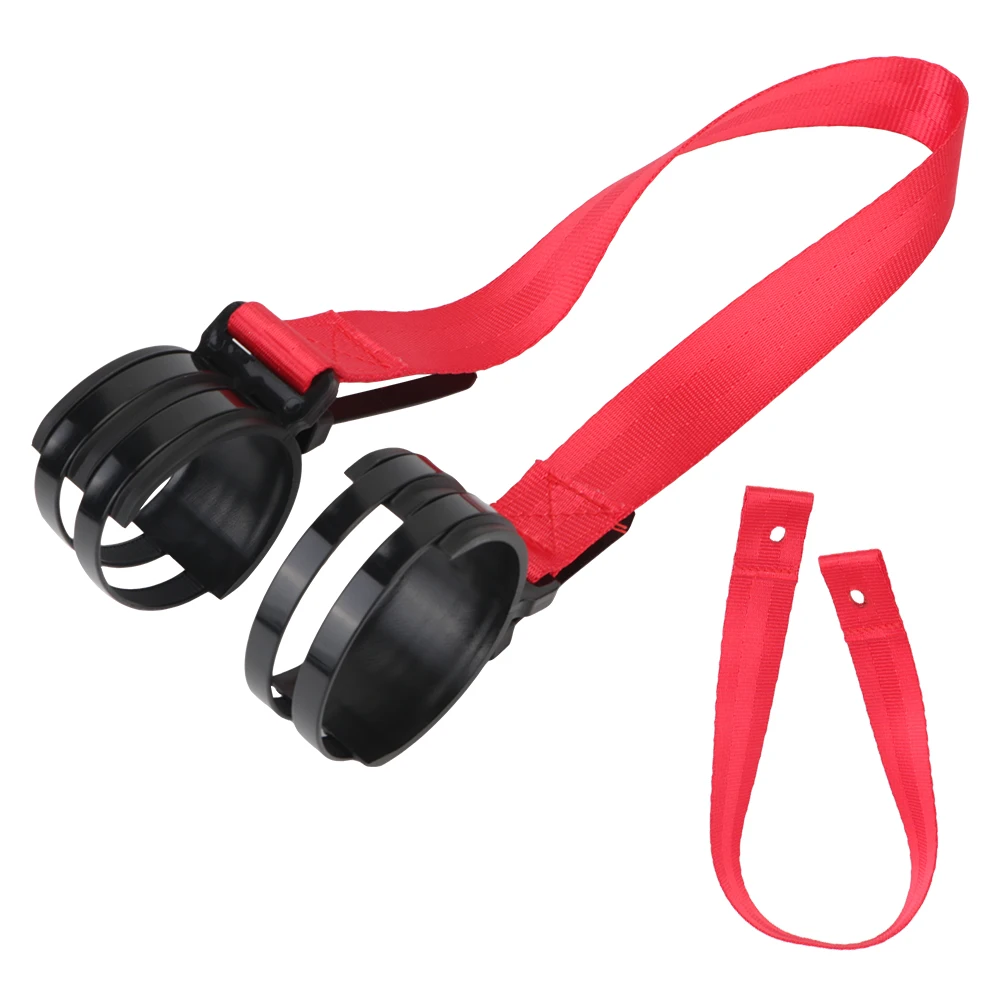 Motorcycle Wheel Strap For 50-70mm Fork Pipe Seat Motorcycle Towing Straps Pull Sling Belt Holder Hooks Rescue Enduro Racing Pit Dirt Bike Accessories