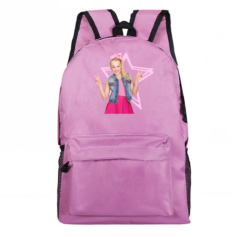 Mochila Jojo Siwa рюкзак для детей, мальчиков и девочек, подростков, рюкзак с популярным рисунком, школьная модная сумка, сумка для школы