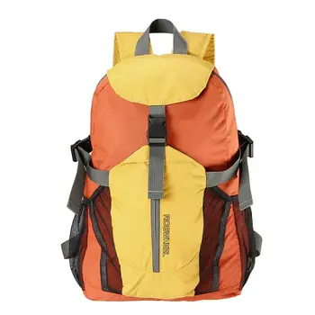 

Backpack Backpacks Yellow Durable Shoulder Bags 250D Nylon Outdoor Sports Folding Bag 20L Camping