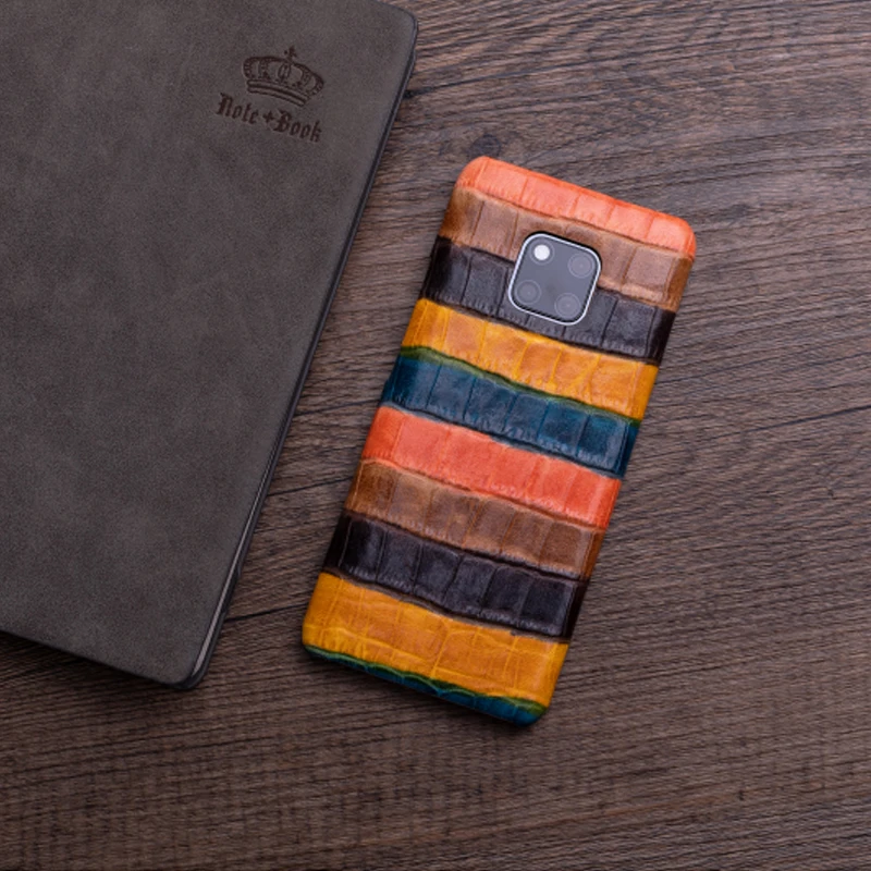 Coloured Drawing Bamboo Grain Phone Cases For Huawei Mate 10 20Pro 9 10 Lite Pro P10 P20 P30 Lite Case Cover For Honor 8X 9 10