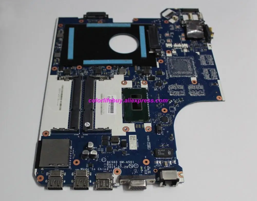 Genuine FRU: 01HY628 BE560 NM-A561 w i5-6200U CPU Laptop Motherboard Mainboard for Lenovo ThinkPad E560 Notebook PC