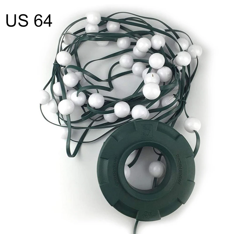 64 LED String Lights Christmas Tree Colorful Variable Flashing Night Wedding Lights Holiday Home Garden Party Decoration - Испускаемый цвет: US 64