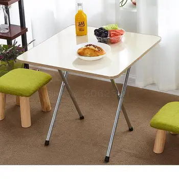 

Folding Table Small Table Simple Household Small Household 2-person 4-person Stand Portable Square Dining Table