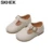 SKHEK Children Leather Wedding Dress Shoes For Girls Boys Kids Black School Performance Formal Flat Loafer Shoes New Shoes