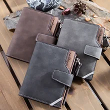 2021 New Wallet Vertical Multi Card Large Capacity Zipper Buckle Wallet Men's Short Korean Wallet Length Main Material Style