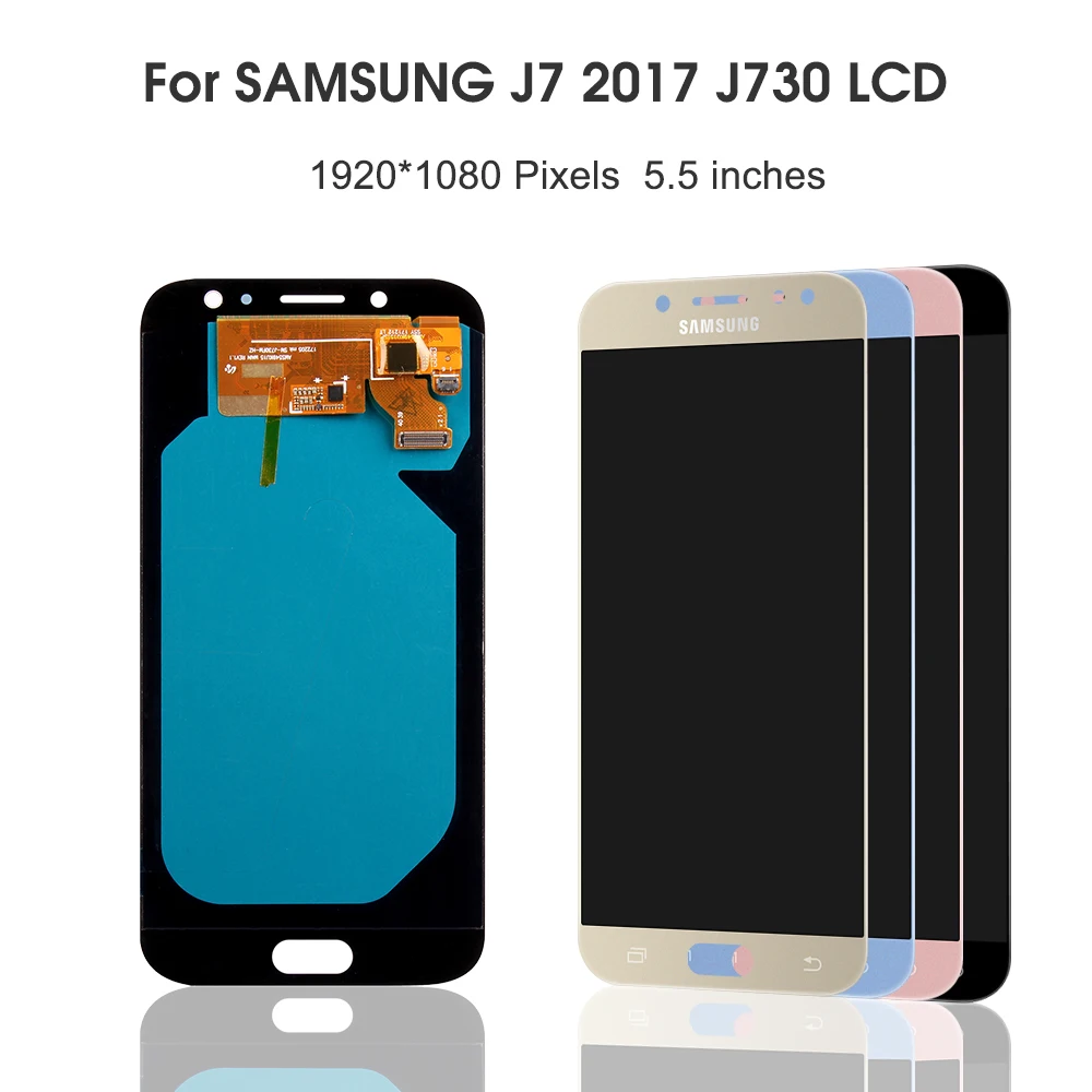 

Original 5.5'' AMOLED Display For Samsung Galaxy J7 Pro 2017 J730 J730F LCD Display Touch Screen Digitizer Assembly J730F Screen
