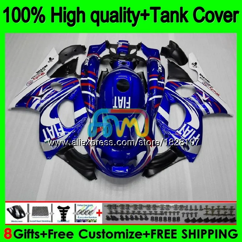 YZF600R для YAMAHA Thundercat 96 97 98 99 00 01 02 72BS. 10 синий белый YZF-600R YZF 600R 1996 1997 1998 1999 2000 2001 обтекатель - Цвет: No. 1