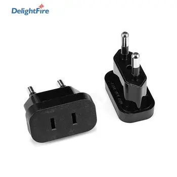 Best 500pcs US To EU Plug Adapter Converter 250V 2.5A Travel Adapter US To EU Converter Electrical Socket