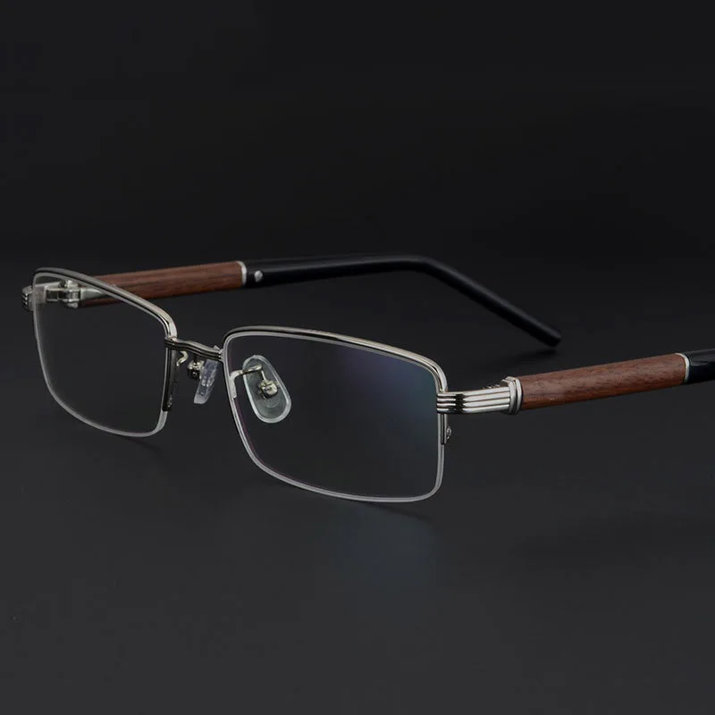 

Alloy Vintage Men's Glasses Frame Full Rim Eyeglasses Frame Men Business Eyewear Clear Lens Optical Glasses Spectacles Frames