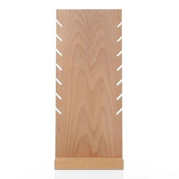 

Bamboo Jewelry Display Collection Necklace Display Stand Bracelets Pendant Storage Shelf Holder Showcase Organizer