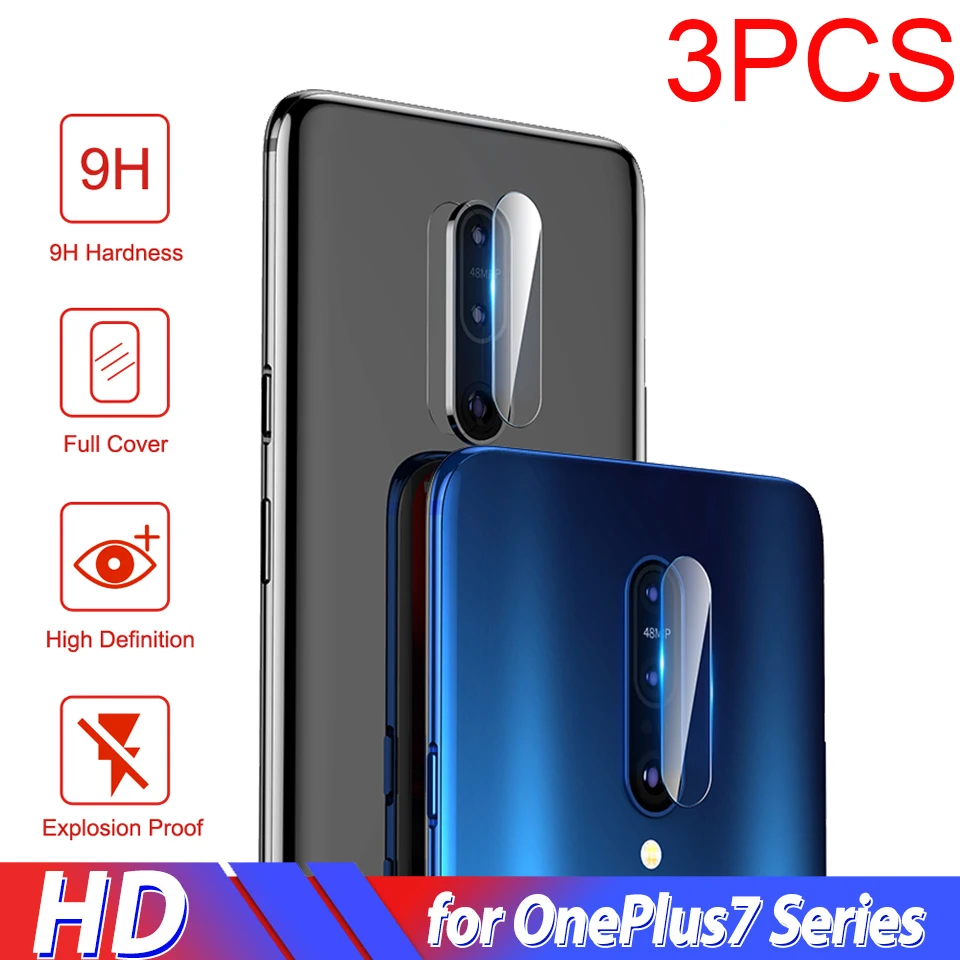 Пленка для объектива камеры 3 шт OnePlus 7 7T Pro 6 6T 5 5T Φ Защитный Объектив мягкое стекло
