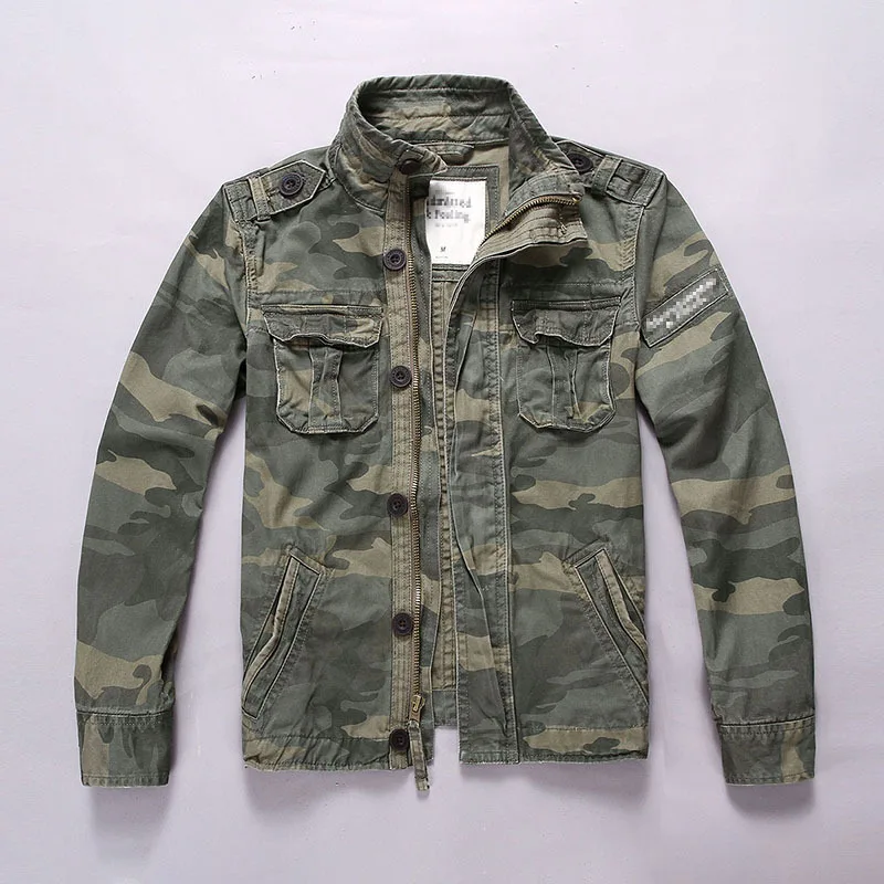 Giacca militare mimetica in Denim da uomo colletto alla coreana giacca  mimetica militare capispalla tuta da uomo cappotto Casual in puro cotone  spesso invernale XXL|Jackets| - AliExpress