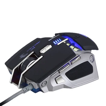 

KCPDS Gaming Mouse Ergonomic Wired Mouse 7-Key RGB LED 3200 DPI USB Computer Mouse Wired Gaming Mouse with Backlight for PUBG FP