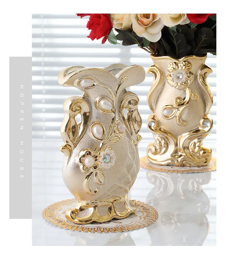 Package Included: 1x Vase Material:ceramicColor: GoldSize: As the picture showYou can choose your favorite color and size.Advantage:1.A great decoration fit for almost all places.2.A beauty gift for valentines day birthday,christmas ,etc.3.A nice choice for home office tabledesk green figurine.Tips: Because of lighting, monitors, production batches and other factors, there will be a normal color difference. (This product does not contain plants) • Colma.do™ • 2023 •