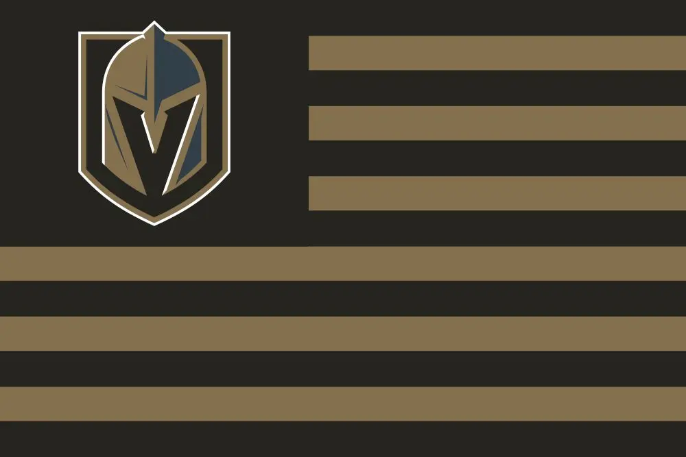 Флаг Vegas Golden Knights 3FTx5FT баннер 100D полиэстер флаг
