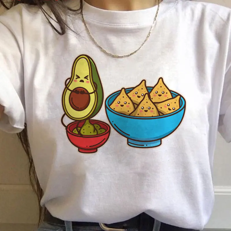 avocado t shirt tee shirt clothes male new femme fashion harajuku 90s top grunge ulzzang graphic tshirt kawaii women t-shirt