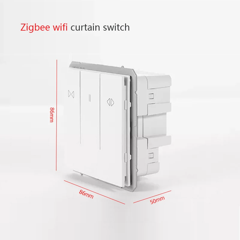 Zigbee wifi настенный выключатель приложение управление Умный дом для S трубчатый мотор моторизованный занавес трек