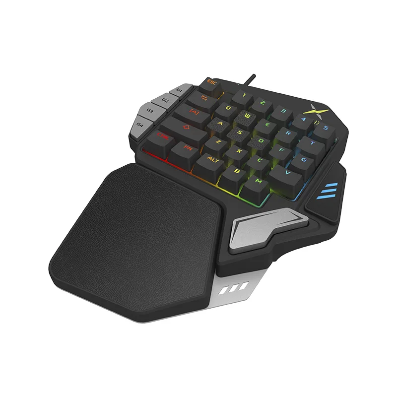  Delux T9X Single handed keypad gaming One handed Keyboard designed for PUBG Kailh Box switch keyboa