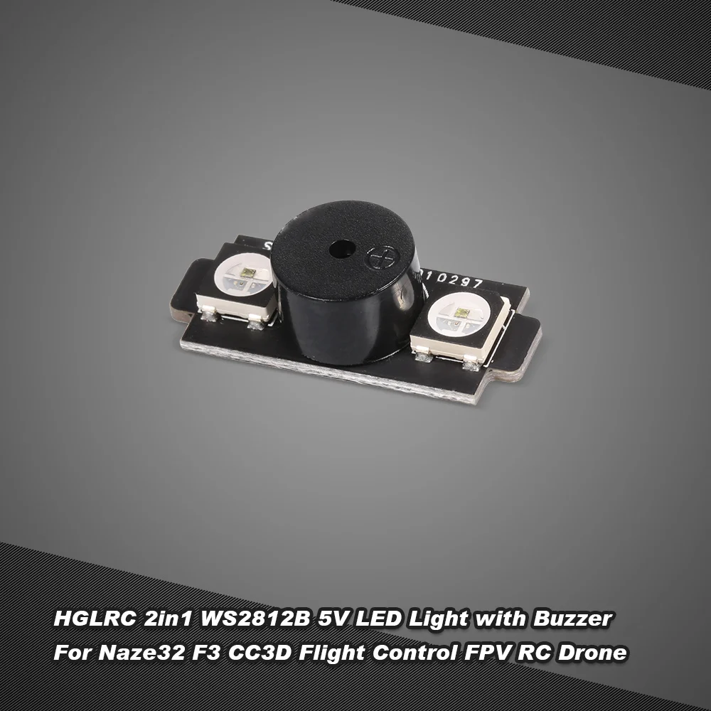 HGLRC 2 в 1 WS2812B 5 светодиодный с сигналом тревоги основной свет двигателя для Naze32 F3 CC3D