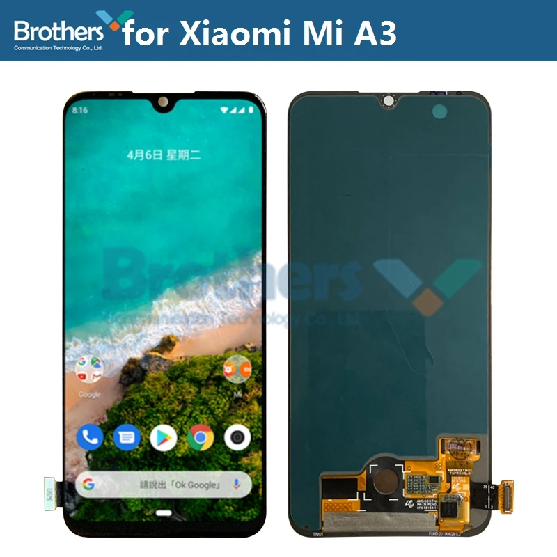 ЖК дисплей AMOLED для Xiaomi Mi A3 экран CC9e дигитайзер сенсорного экрана оригинальный в