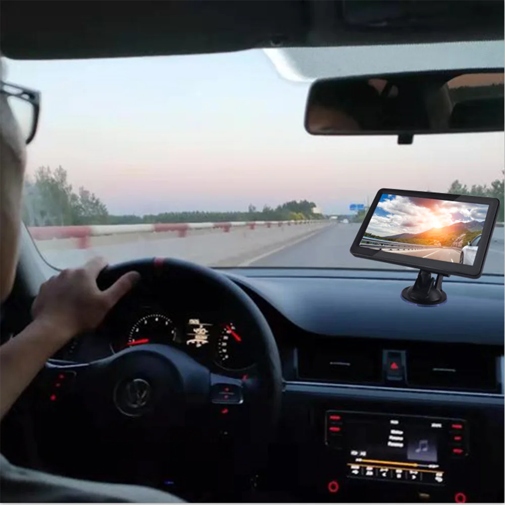 7 дюймовый автомобильный GPS навигатор с сенсорным экраном 800*480 USB встроенный