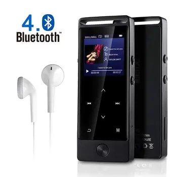 

2019 New Ultra-thin Lossless HiFi Bluetooth MP3 Music Player Original BENJIE-S8 Touch Button with FM Radio, Voice Recorder