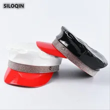 SILOQIN тренд новые качественные армейские Кепки из искусственной кожи для женщин Осенняя мода Бренд Snapback плоская кепка досуг спортивные кепки для улицы