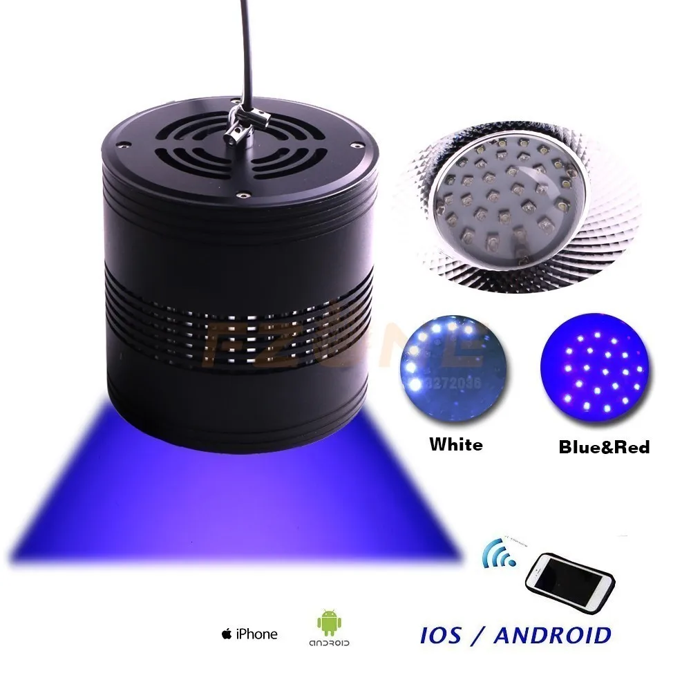 

Fzone App Version Aquarium Marine Led Light for Coral With White Blue Color Have Timer Function to Simulate Sunrise and Sunset