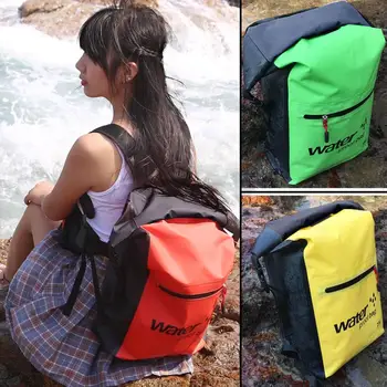 

Portable Waterproof Dry Bag Drifting Bag PVC Mesh Backpack Swimming Equipment Outdoor Sport Swimming Bags Durable 3 Color