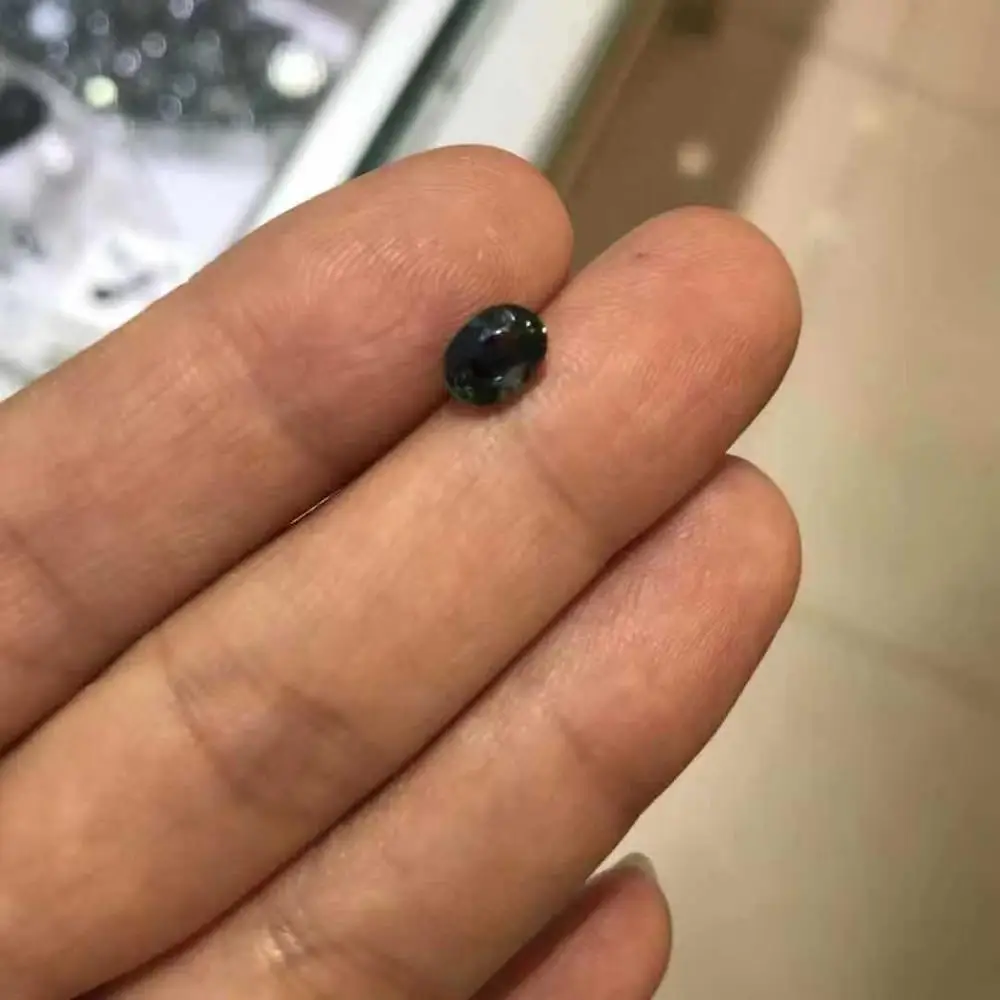 В продаже Сертификация 1.7ct натуральный d с голубым сапфиром свободные драгоценные камни с высоким качеством