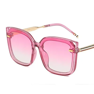 C5 Pink Модная классика, женские брендовые дизайнерские солнцезащитные очки с кошачьим глазом, женские Винтажные Солнцезащитные очки с кошачьим глазом, солнцезащитные очки, оттенки, Летний стиль - Цвет линз: C5 Pink