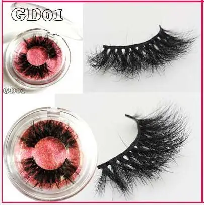 GD01 KK lashes 5d 25 мм ресницы норки 25 мм ресницы, норковые ресницы оптом wipy ресницы 3d норковые ресницы 25 мм 25 мм норковые ресницы - Цвет: GD01
