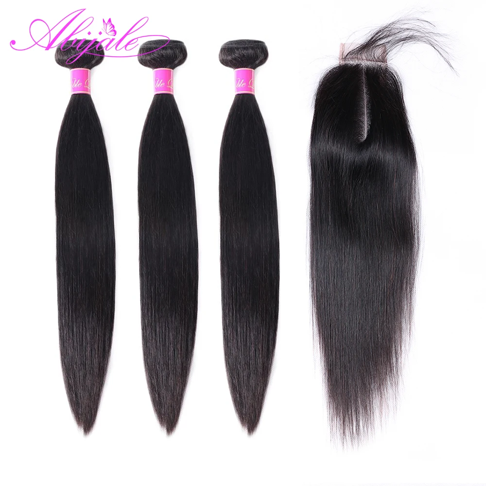 Abijale Hair 3 Bundles With 2 6 Closure Brazilian Hair Bundles