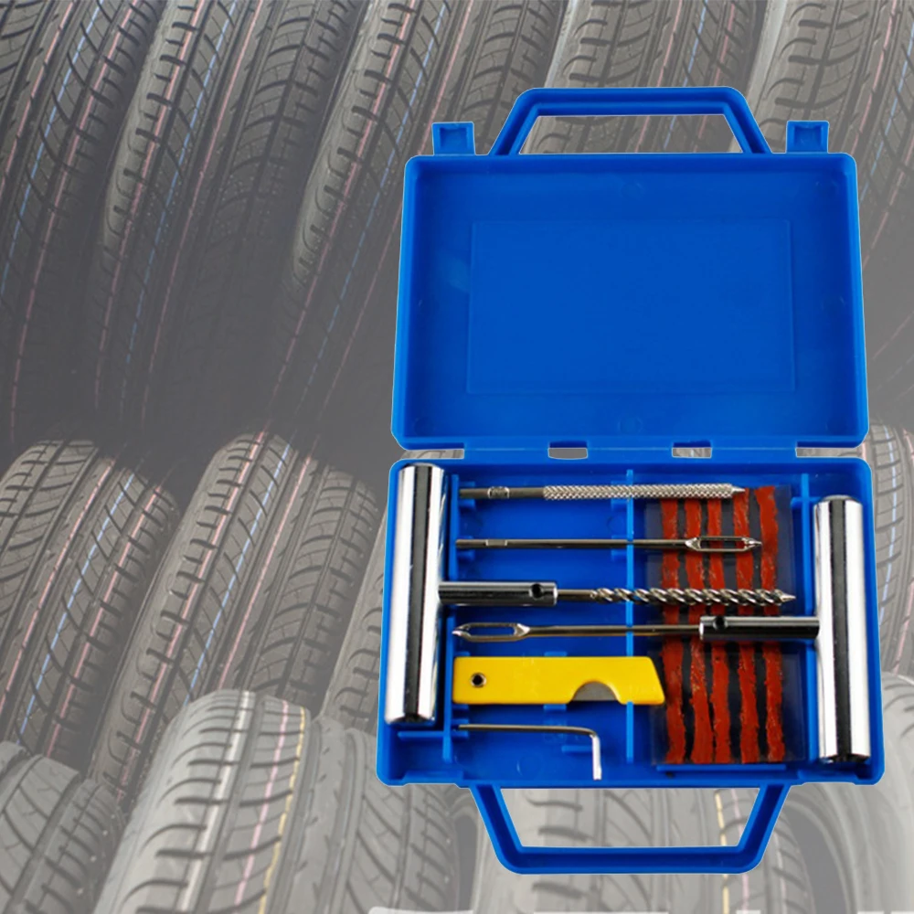 

Car And Motorcycle Bicycle Repair Tools Emergency Tire Endurance Tubeless Tire Puncture Repair Kit Tool Set