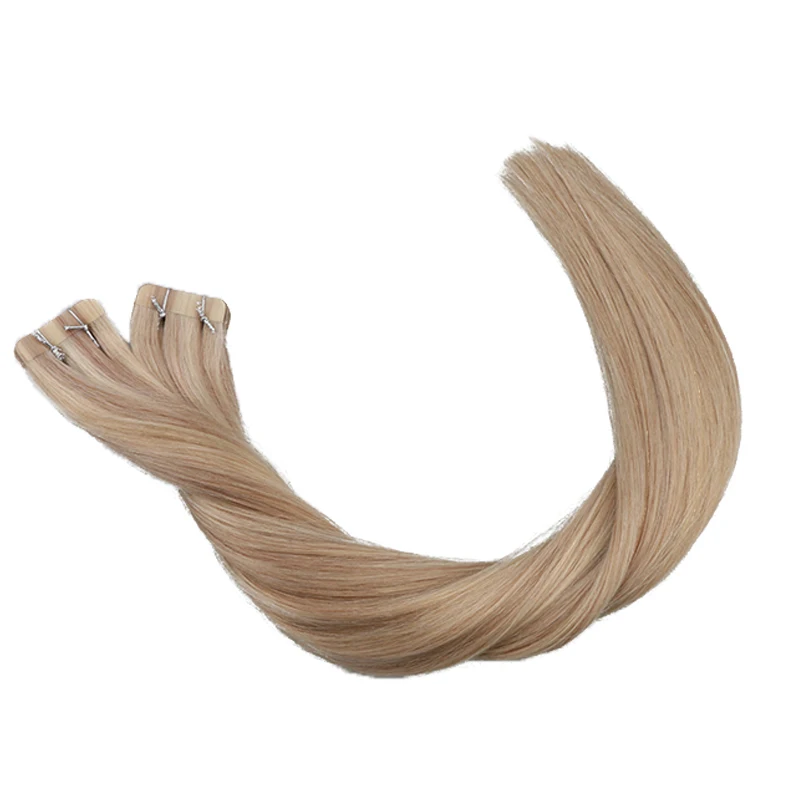 human hair tape in hair extensions (1)