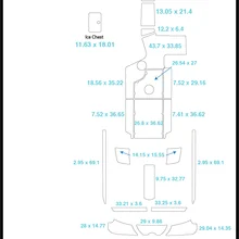 Центурион FS33 плавающий шаг и коврик для кокпита лодка EVA Тиковый настил 1/" 6 мм