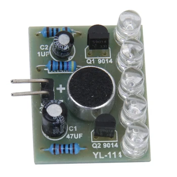 

Voice Control 5-LED Melody Lamp Module Electronic Interest Production DIY Kits
