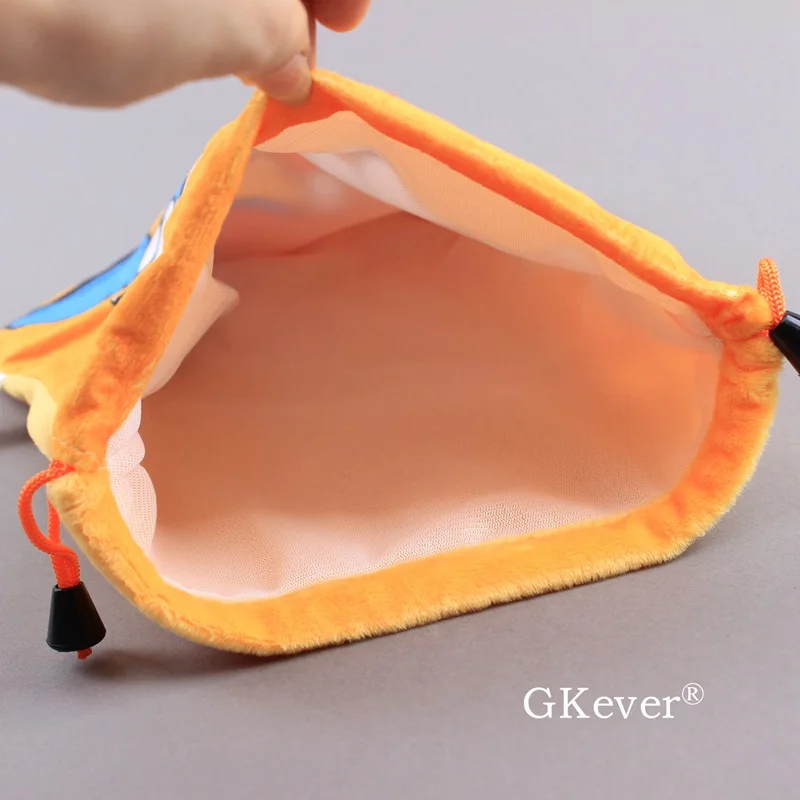 Аниме Cuphead плюшевая сумка Сумка многофункциональная сумка оранжевого цвета Монета Сумка кошелек со шнуром 20*23 см детская мягкая игрушка подарок