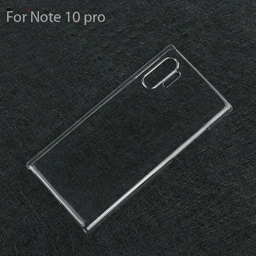 Ультра Кристально-прозрачный ПК Жесткий Чехол для samsung Galaxy Note 10/Note 10+(note 10 plus - Цвет: For Note 10 plus