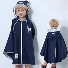 Poncho imperméable pour enfants, manteau de pluie pour bébés, Trench, combinaison de jeu siamois, élèves du primaire, garçons et filles, 105 145CM