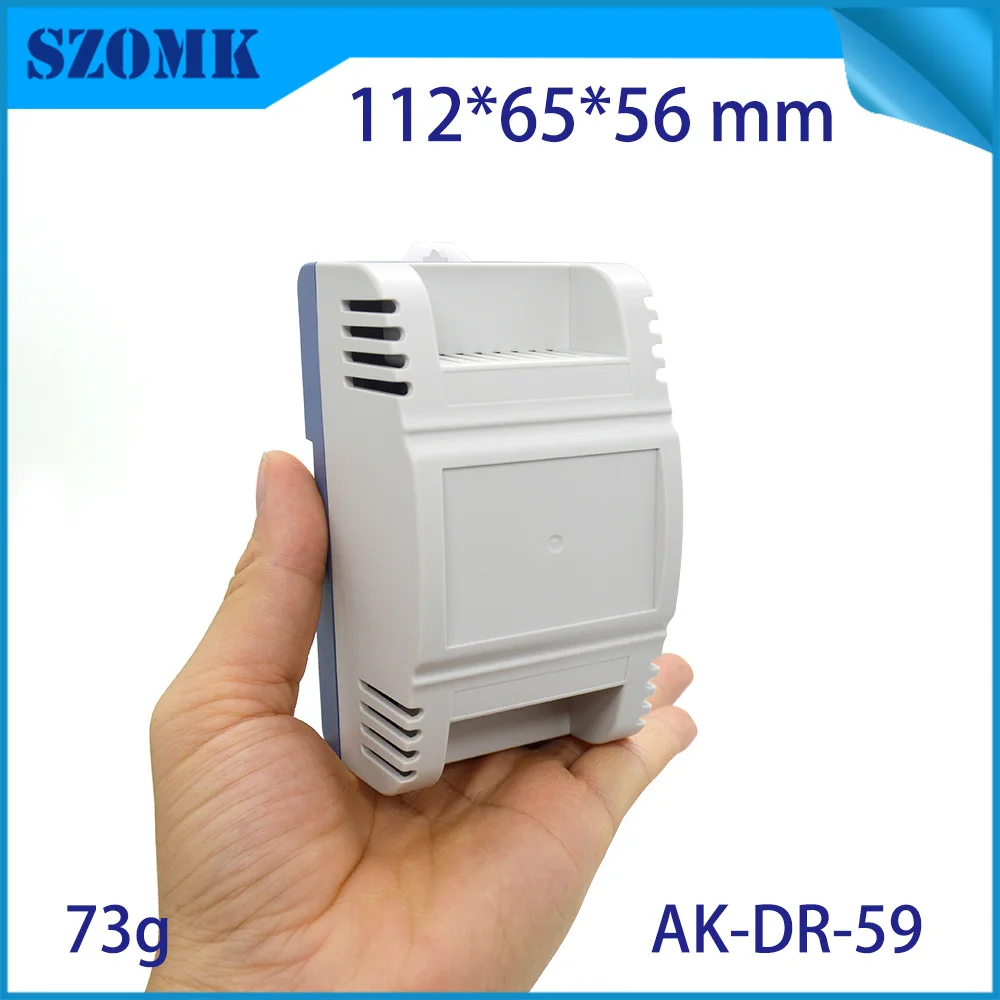 1 шт. SZOMK пластиковый корпус din-рейки для печатных плат устройств 120*110*51 мм |