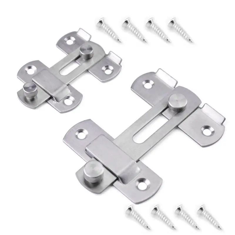 

Stainless Steel Thicken Door Hasp Latch Lock Sliding Lock Buckle for Window Door