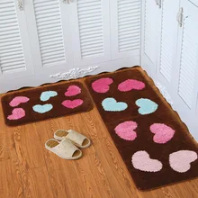 Zeegle плюшевые кухонные коврики Противоскользящий коврик для входной двери коврики мягкие прикроватные Коврики для спальни напольные ковры для гостиной