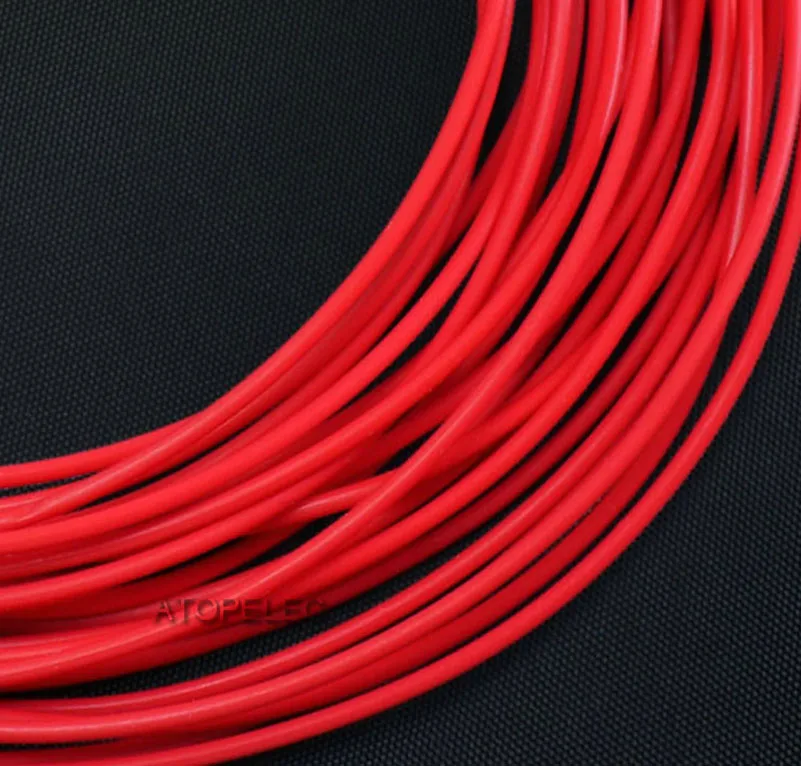 2 м id_2 мм od_3 мм PTFE трубки F4 трубы для 3d принтера 1,75 мм нити RepRap Росток - Цвет: Красный