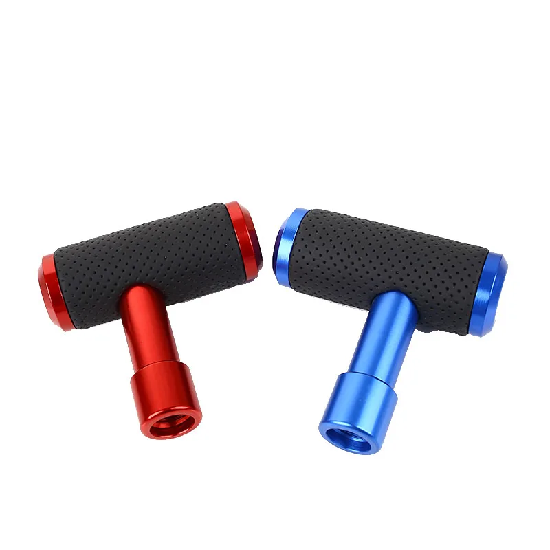 Airplane T Shape Universal Car Gear Shift Knob Aluminum Manual Automatic GearShift GearShifter Stick Lever Pen POMO AT MT gear shifter