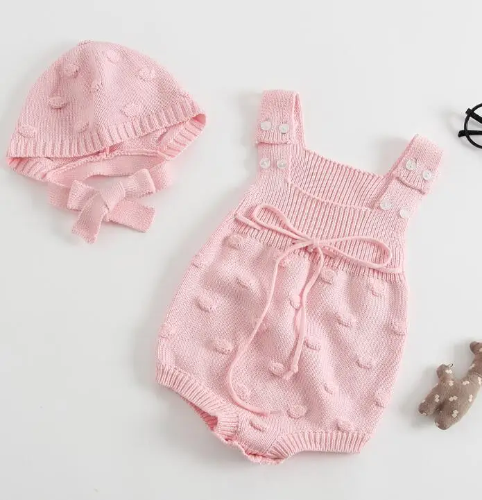 Pink Spring Mom Daughter Family Clothes Long Sleeve Knitwear Sweater Pullover Autumn Winter Top Baby Girl Sweet Love Cotton Jumpsuit - Цвет: Pink