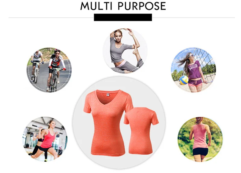 Женские быстросохнущие футболки для йоги с длинным рукавом бодибилдинг спортивные компрессионные колготки спортивная форма женские футболки с v-образным вырезом 8 цветов